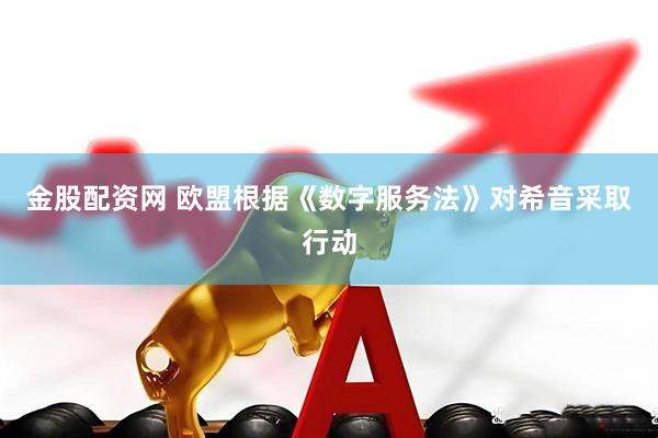 金股配资网 欧盟根据《数字服务法》对希音采取行动