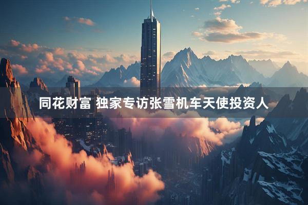 同花财富 独家专访张雪机车天使投资人