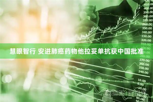 慧眼智行 安进肺癌药物他拉妥单抗获中国批准