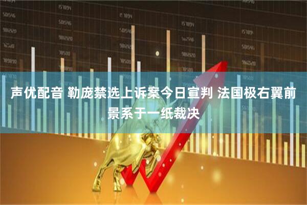声优配音 勒庞禁选上诉案今日宣判 法国极右翼前景系于一纸裁决